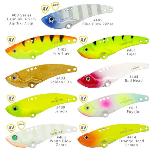 Deepvib 400 7.5gr 4.5cm Vibrasyon Yem Serisi