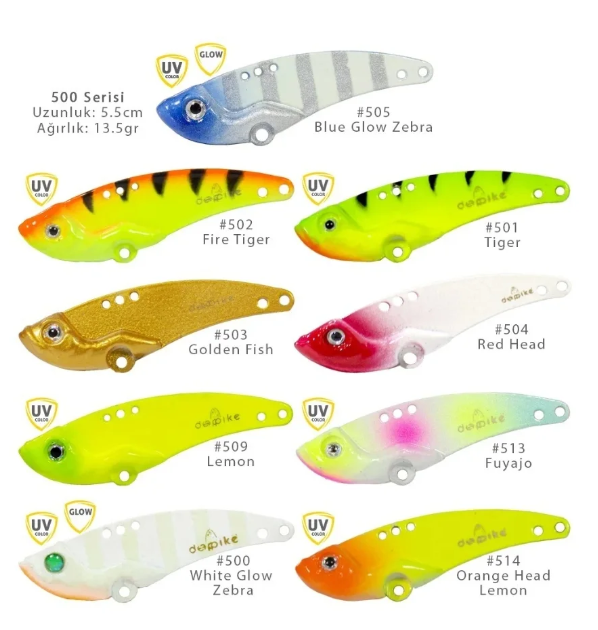 Deepvib 500 14gr 5.5cm Vibrasyon Yem Serisi