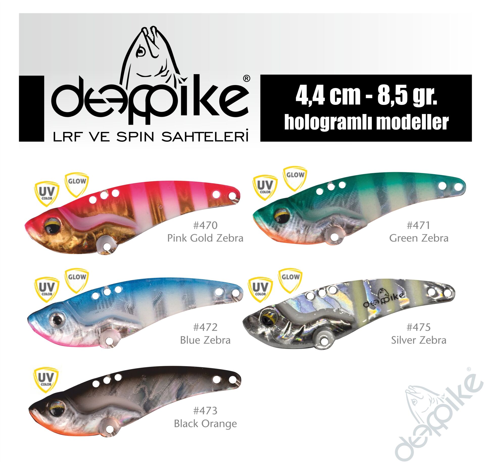 Deepvib Hologramlı  8gr 4.5cm Vibrasyon Yem Serisi