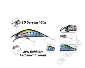 Deeppike Poli 50S 5cm - 4.5 gr Maket Balık